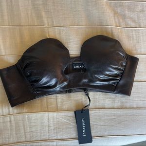 Lamarque brown metallic top